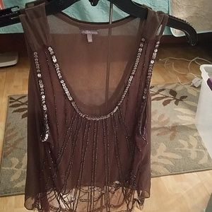 Sequin/beaded sexy top